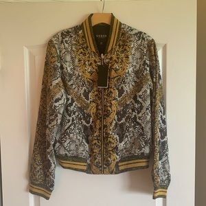 Women’s GUESS Long Sleeve Rae Bomber Jacket